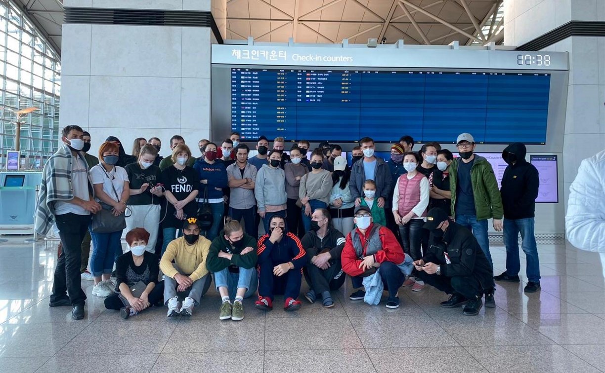 Отменен рейс, который должен был вывезти россиян из Сеула