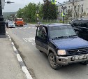 Очевидцев наезда Mitsubishi Pajero Mini на пешехода ищут в Южно-Сахалинске
