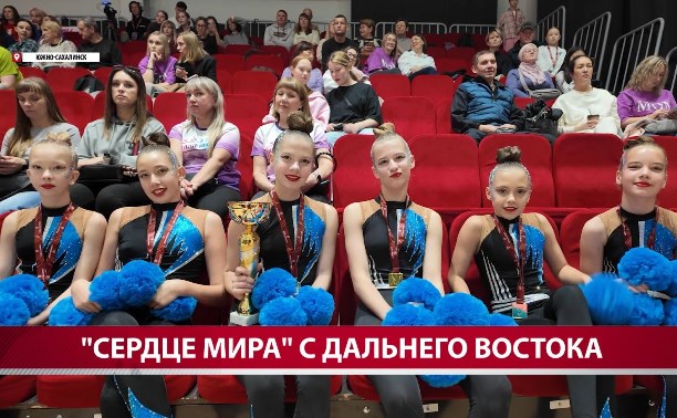 Симбиоз гимнастики, балета и акробатики: на Сахалине прошли соревнования по чир спорту