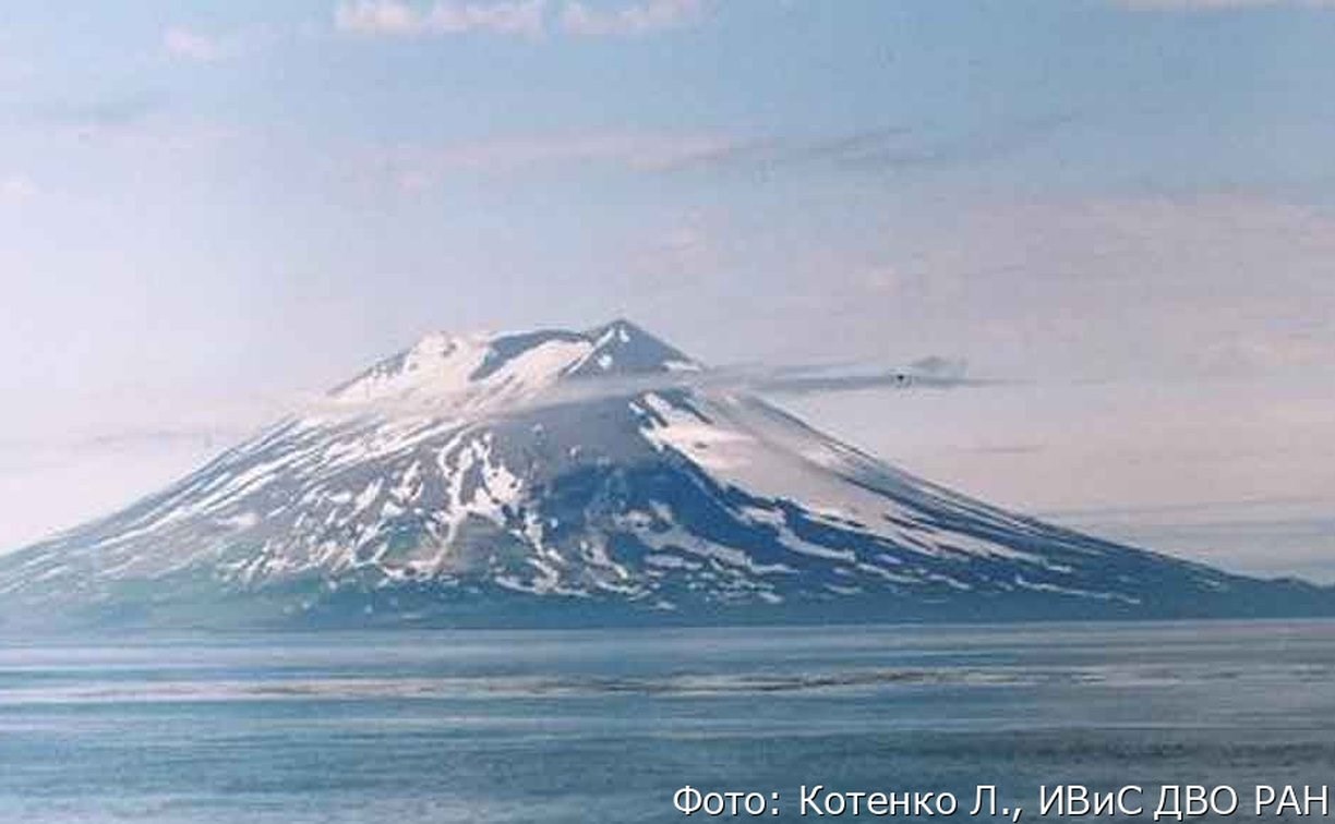 Учёные обнаружили термальную аномалию над самым высоким вулканом Курил