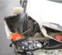 Серьезная авария с участием двух иномарок произошла в Южно-Сахалинске утром 18 апреля (ФОТО)