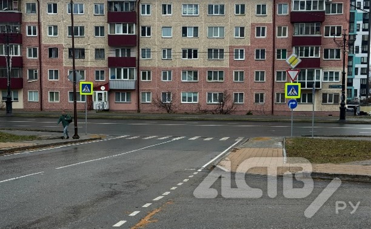 Корректировка не завершена: в мэрии прокомментировали новую разметку на ул. Горького в Южно-Сахалинске 