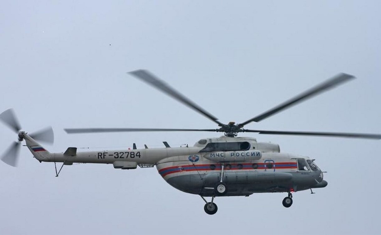 Вертолёт Ми-8 отправили в Углегорск для транспортировки подростка в Южно-Сахалинск
