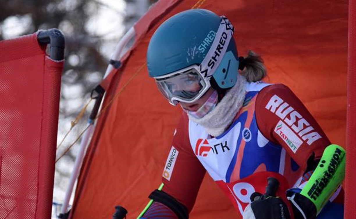 Сахалинка Рината Абдулкаюмова завоевала бронзу этапа Кубка страны по горным лыжам