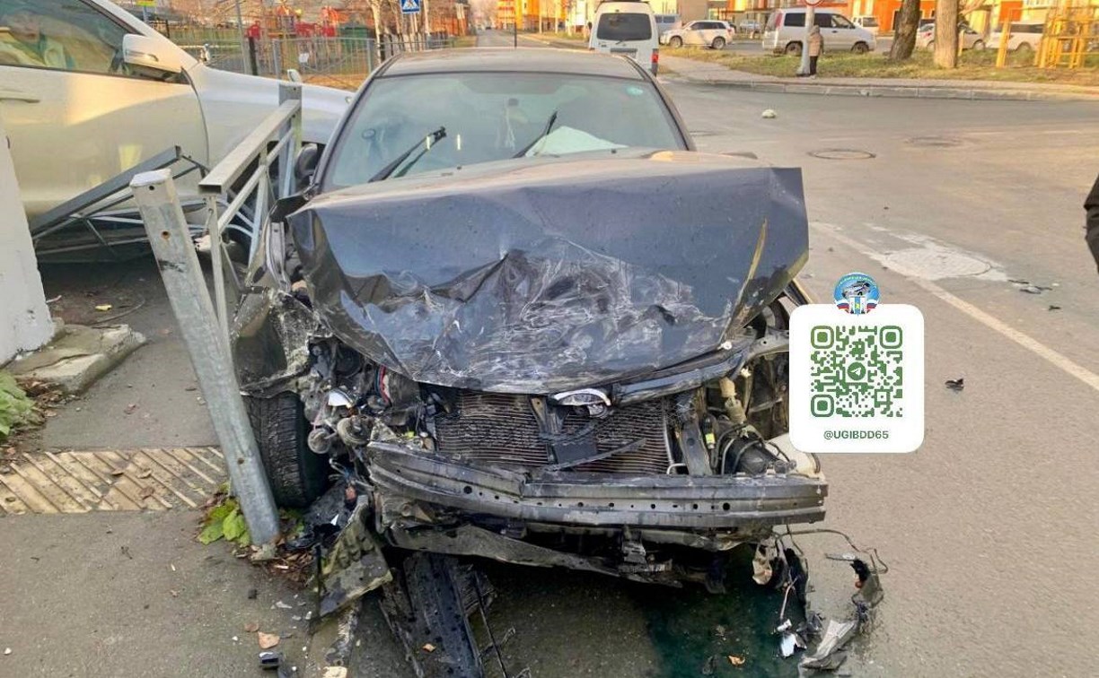 7-летняя девочка пострадала в ДТП на улице Деповской в Южно-Сахалинске