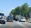 Две полосы на Ленина в Южно-Сахалинске оказались перекрыты из-за ДТП
