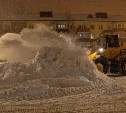 За сутки с улиц Южно-Сахалинска вывезли почти 17 тысяч кубометров снега