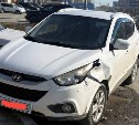 Водитель в Южно-Сахалинске протаранил Hyundai и скрылся