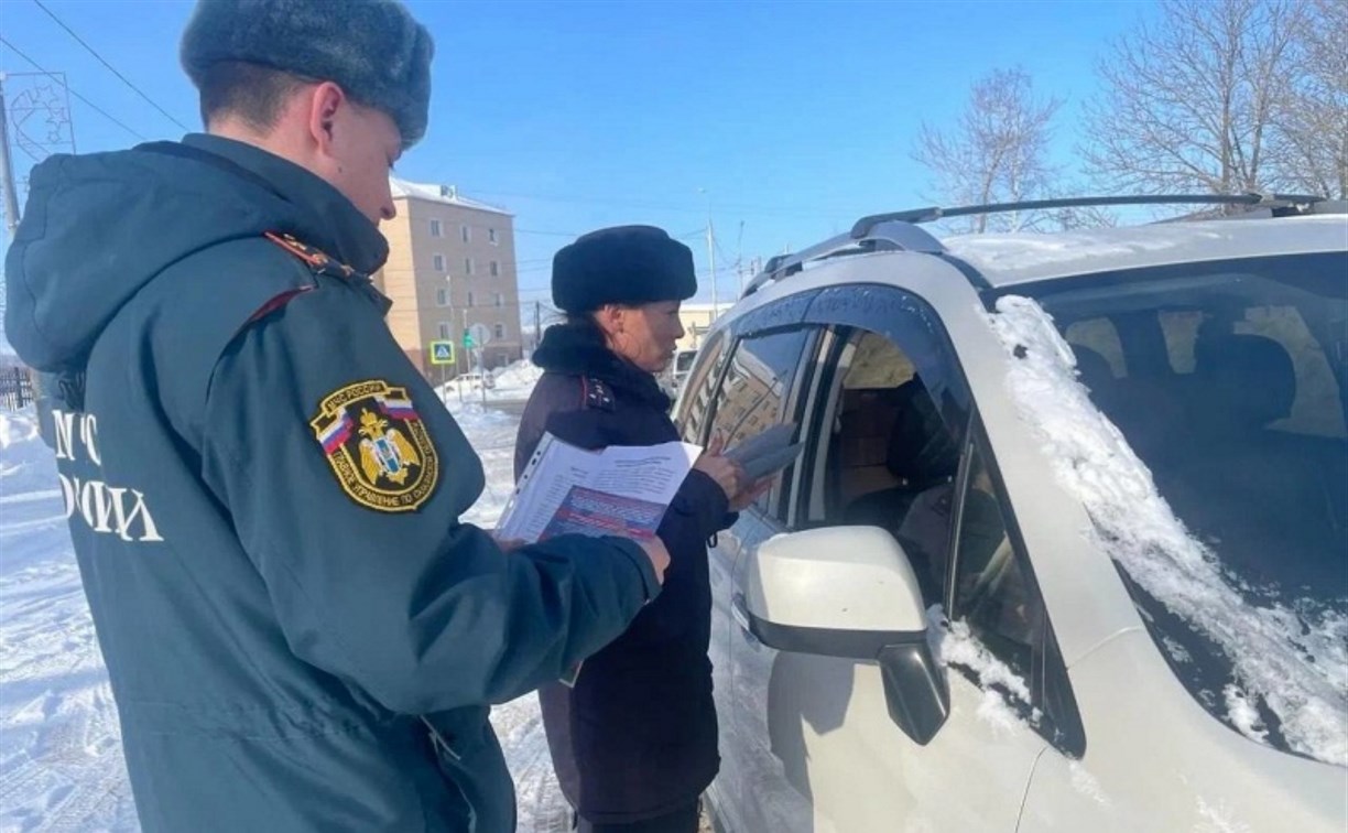 Спасатели и полиция встали на пути сахалинских водителей