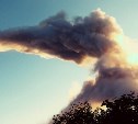 Еще один столб пепла и золы выбросил вулкан на Парамушире