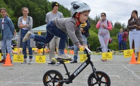 Малыши показали трюки на велосипедах в турнире на «Горном воздухе»