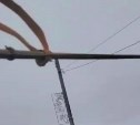 Провод четвёртый день нависает над проезжей частью в селе Сокол