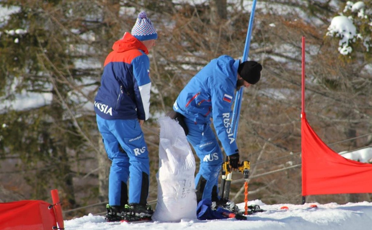 Для олимпийских лыжников на «Горном воздухе» построили трассу по ски-кроссу
