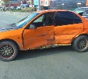 Три автомобиля столкнулись на улице Пуркаева в Южно-Сахалинске