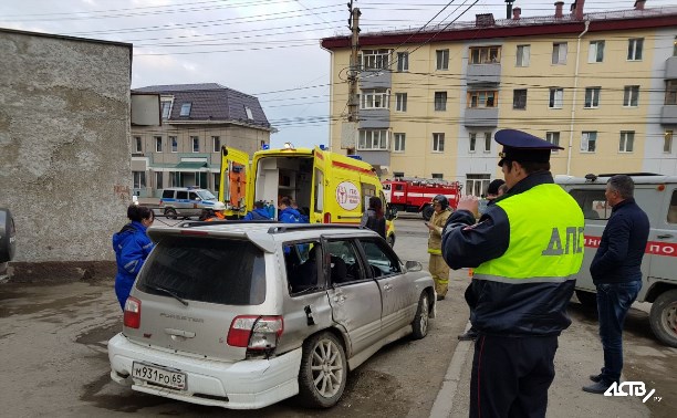 В утреннем ДТП в Холмске пострадали люди