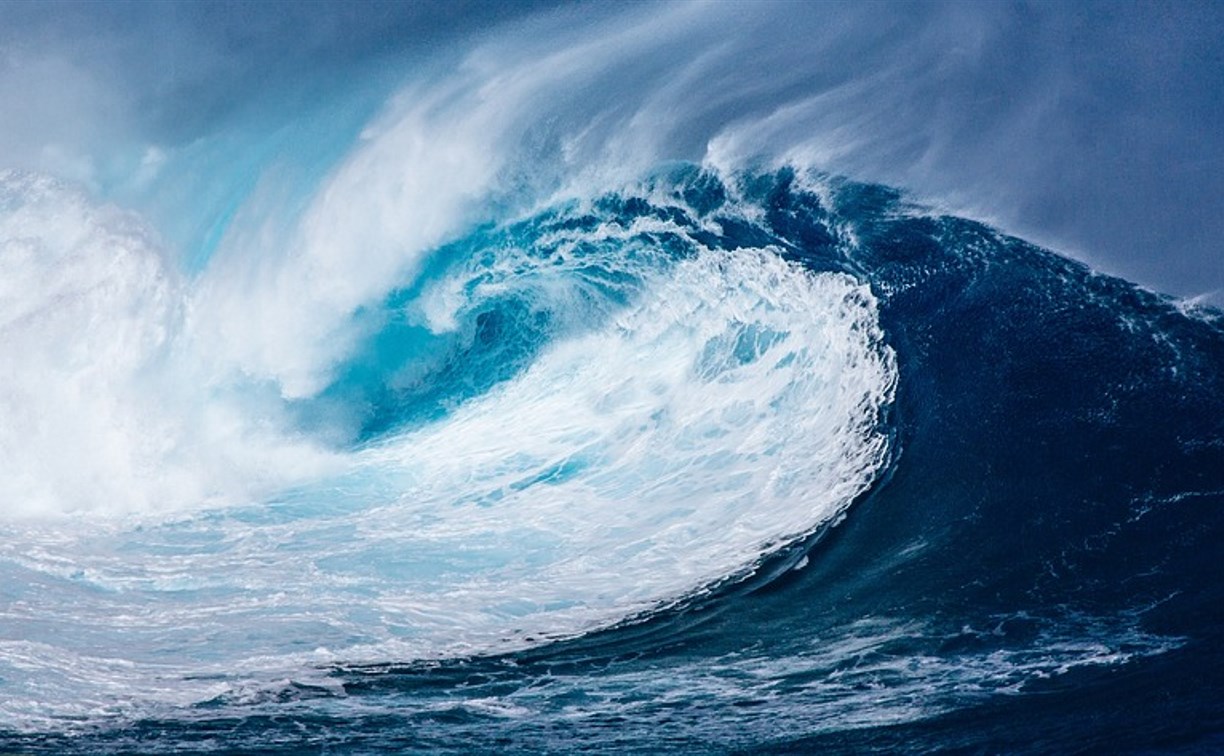 Опасное волнение моря прогнозируется от Поронайска до мыса Анива