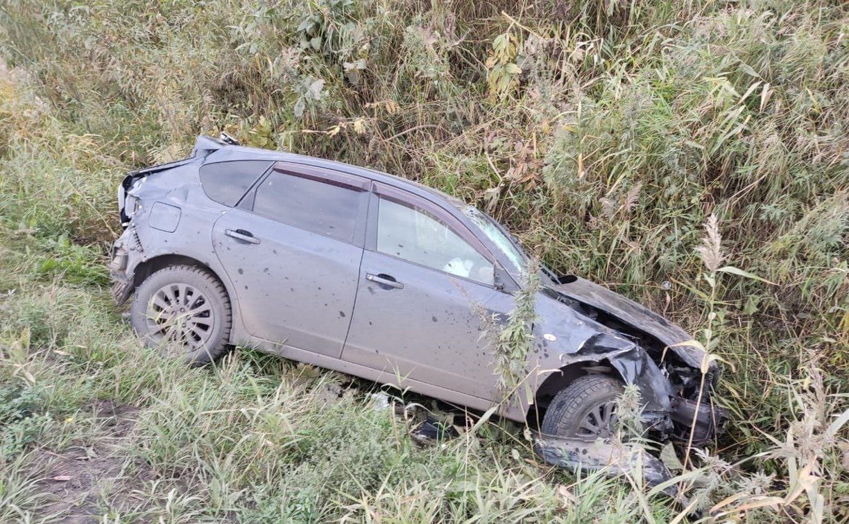 Автомобилистка на Subaru Impreza пострадала в ДТП в Углегорском районе