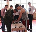 Военно-спортивная эстафета прошла в Корсакове