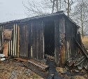 Пожар вспыхнул на даче в Александровске-Сахалинском