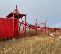 На Шикотане из-за сильного ветра упала вышка сотовой связи