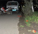 Мотоциклист врезался в дерево в Углегорске