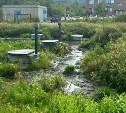 Сточные воды сбрасывали в реку около ЖК "Роуз Таун" в Южно-Сахалинске