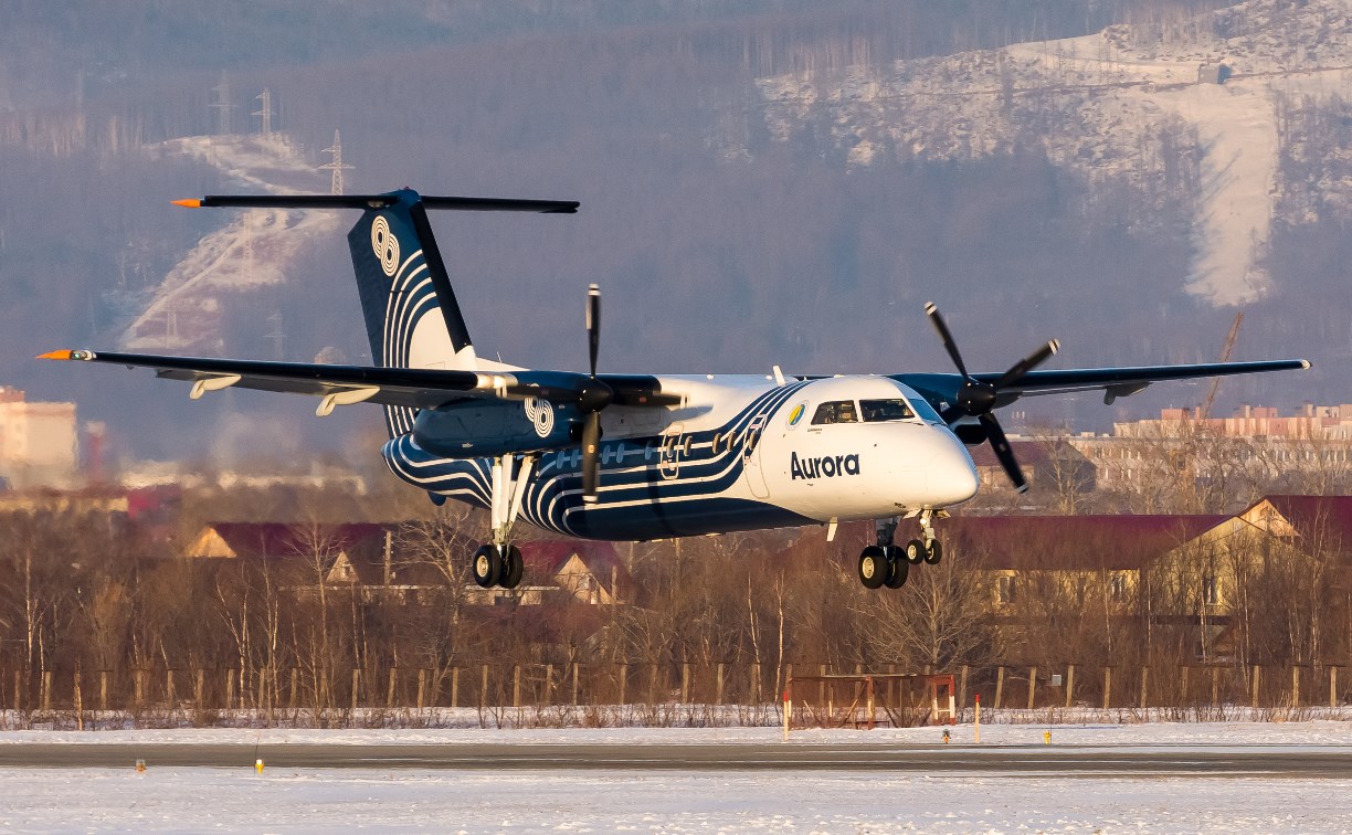 «Аврора» начинает выполнять полеты из Южно-Сахалинска в Ноглики и Шахтерск