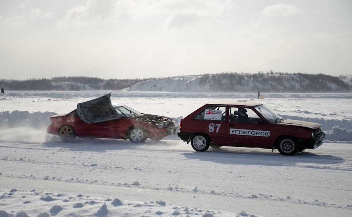 Автомобильные гонки пройдут на льду сахалинского озера