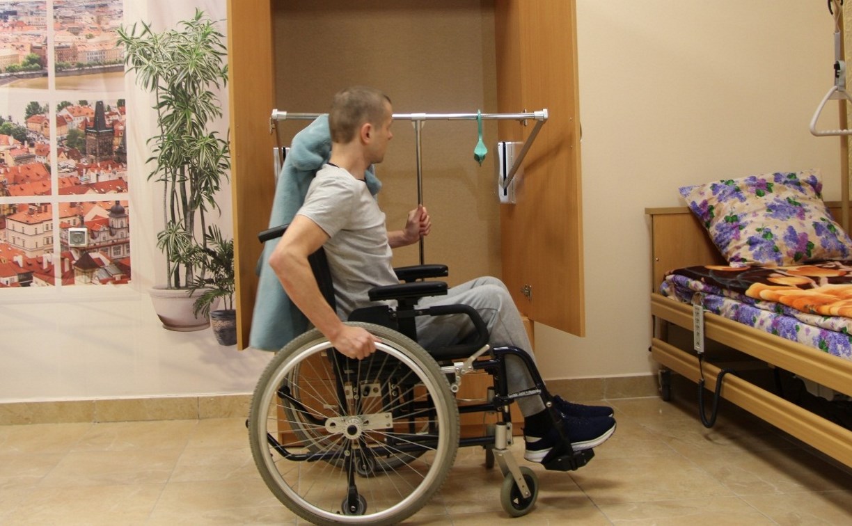 Сахалинские инвалиды прошли реабилитацию в тренировочной комнате «Уютный дом»