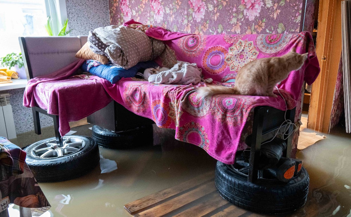 Где оформить заявление на выплаты материальной помощи пострадавшим от циклона в Южно-Сахалинске