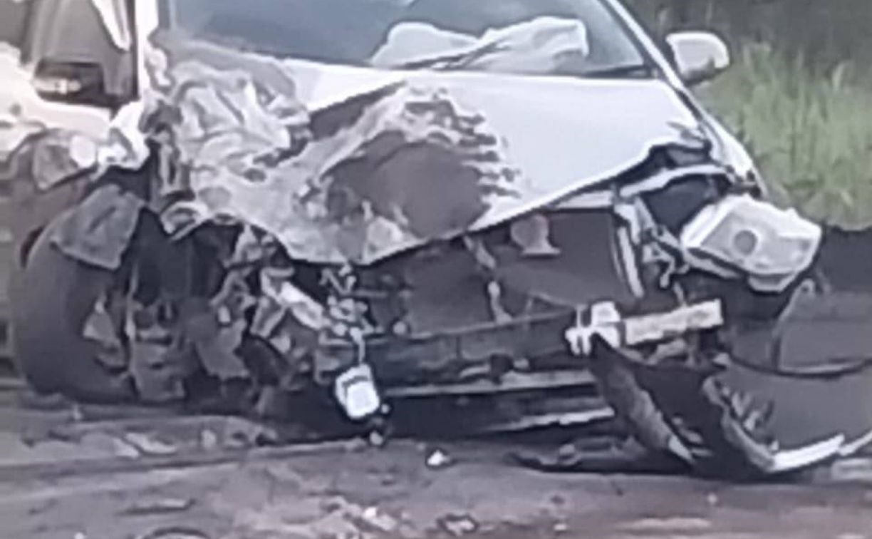 Два автомобиля искорёжило в ДТП в Углегорском районе