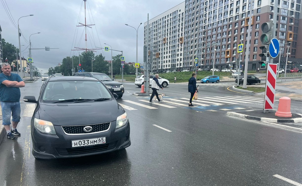 Сбили женщину на пешеходном переходе в Южно-Сахалинске - Новости Сахалинской  области - astv.ru