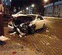 Пассажир пострадал в ночном ДТП в Южно-Сахалинске