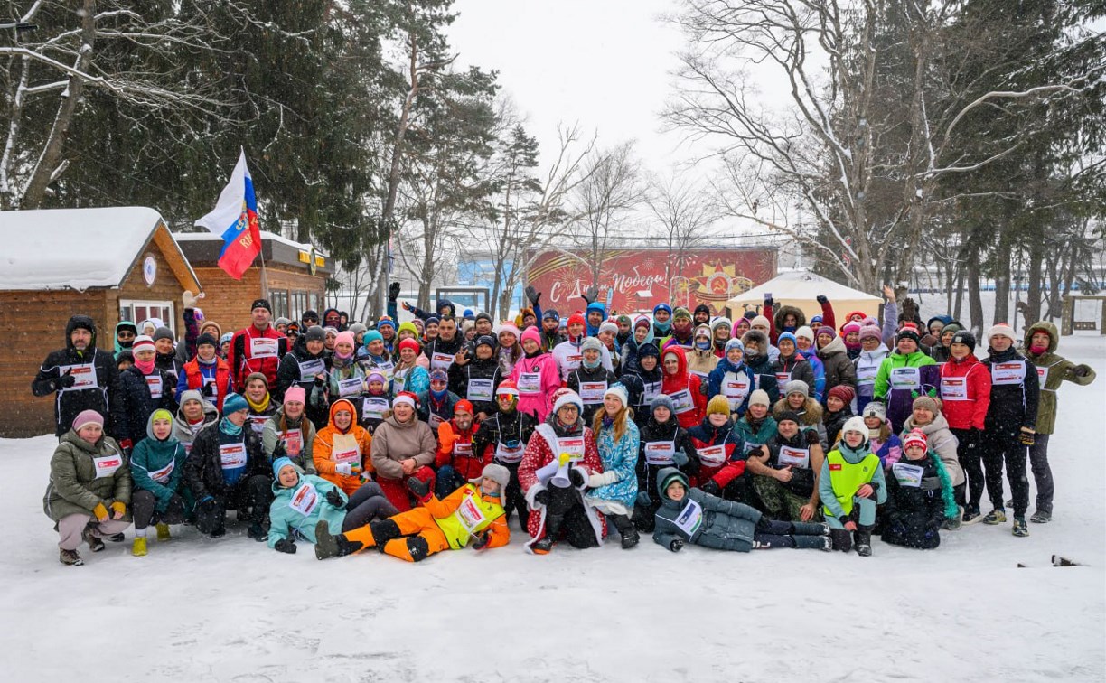 "Забег обещаний" собрал 180 участников в парке в Южно-Сахалинске