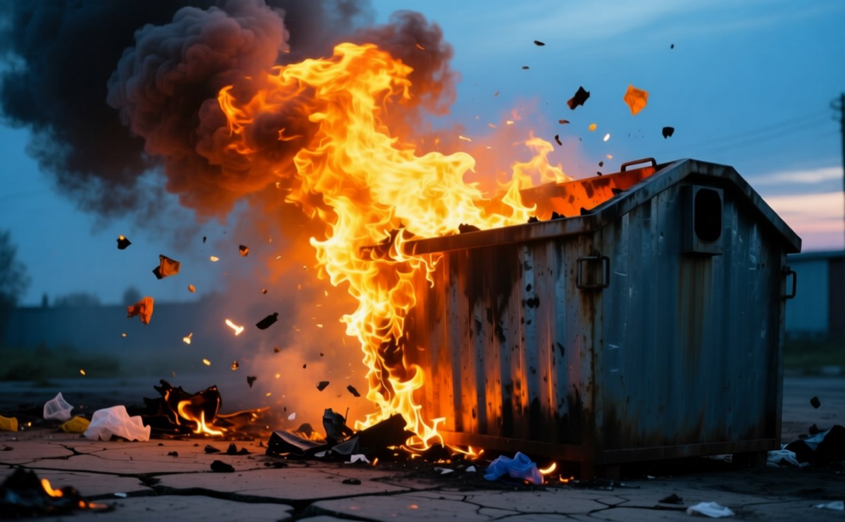 На Сахалине за сутки произошли несколько пожаров