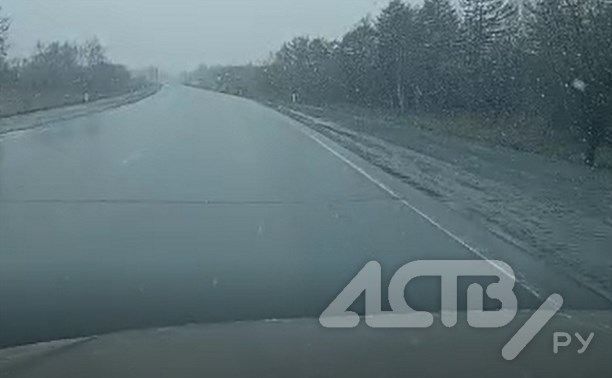 99 февраля: в Южно-Сахалинске пошёл снег