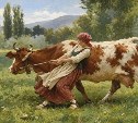 Сахалинских бурёнок без стресса перевели на зиму в стойло 