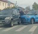 ДТП на Октябрьской заставило южносахалинцев постоять в пробке