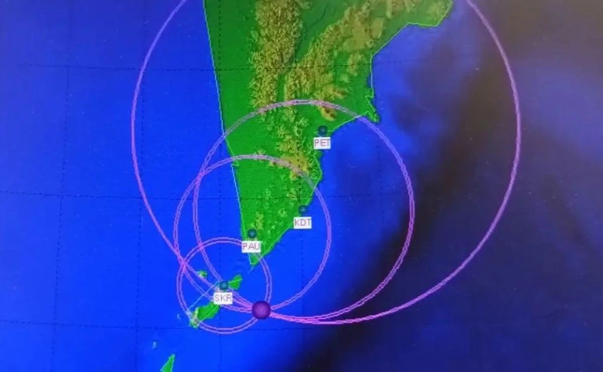 Землетрясение силой до 3 баллов произошло в Северо-Курильске