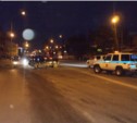 Мотоцикл и внедорожник столкнулись на перекрестке в Южно-Сахалинске