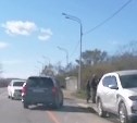 “Опасный выезд”: два автомобиля жёстко столкнулись на повороте к СНТ в Южно-Сахалинске