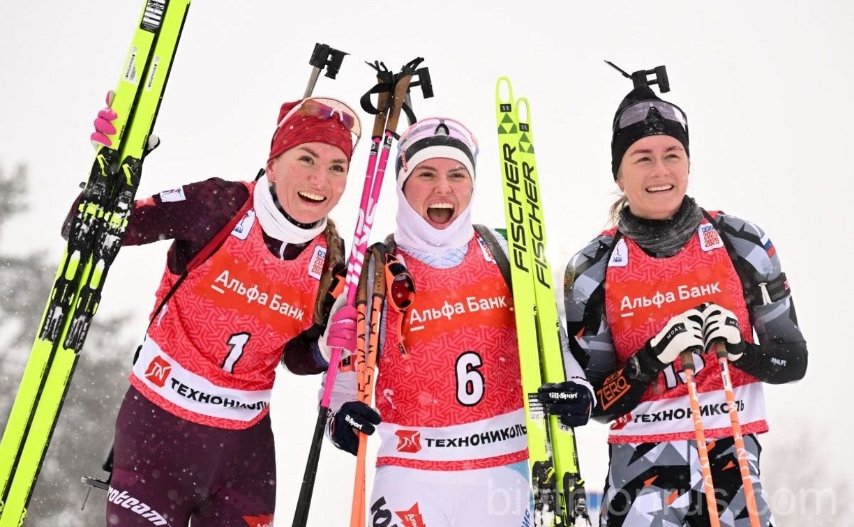 Сахалинка завоевала бронзовую медаль чемпионата России по биатлону