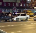 Вечерняя авария в Южно-Сахалинске собрала три машины