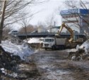 Паводковую обстановку в Южно-Сахалинске контролирует МЧС