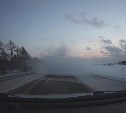 Жёстко пропахал сугроб: автомобиль улетел с трассы на Сахалине