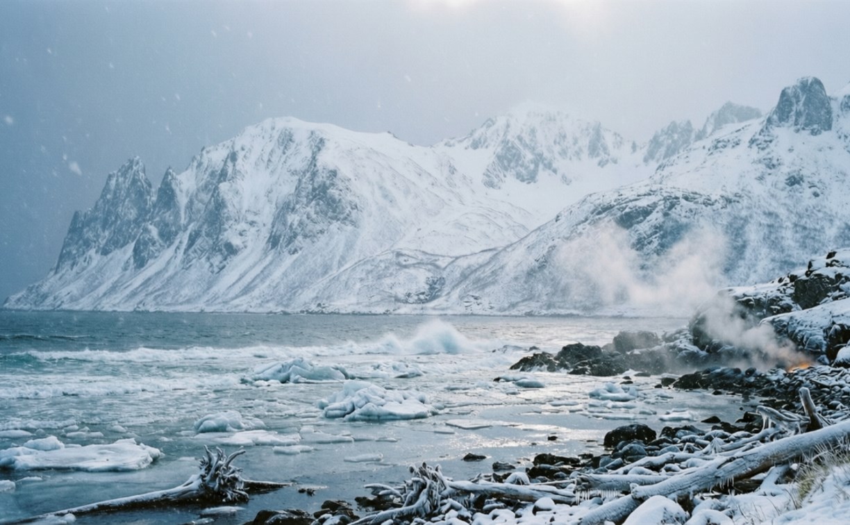 На Сахалине и Курилах удерживается ветреная зимняя погода