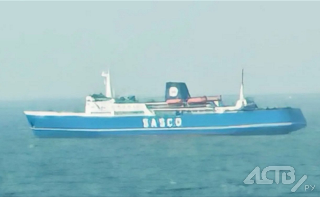 Паром "Сахалин-9" возвращается на линию Ванино – Холмск после ремонта