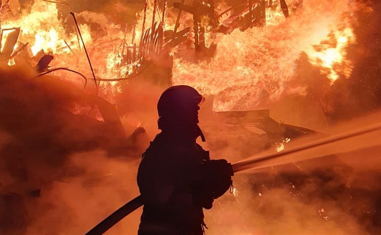 Сгоревший в Южно-Сахалинске частный дом оказался гостиницей
