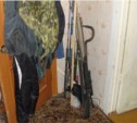 Оружие и боеприпасы изъяли  полицейские у жителя Корсакова (ФОТО)