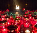 Рано утром в «Свече памяти» приняли участие больше ста сахалинцев